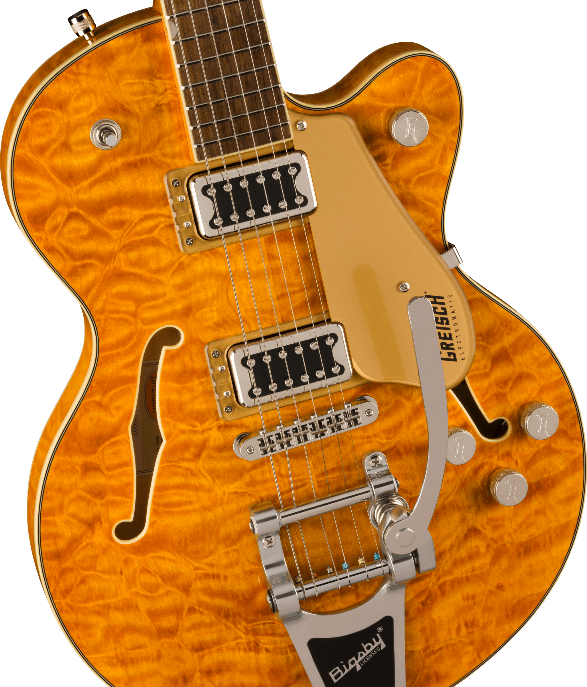 Gretsch - G5655T-QM Electromatic® Center Block Jr. Single-Cut Quilted Maple with Bigsby®