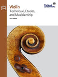 RCM - Violin Technique, Etudes, and Musicianship 3-4, 2021 Edition