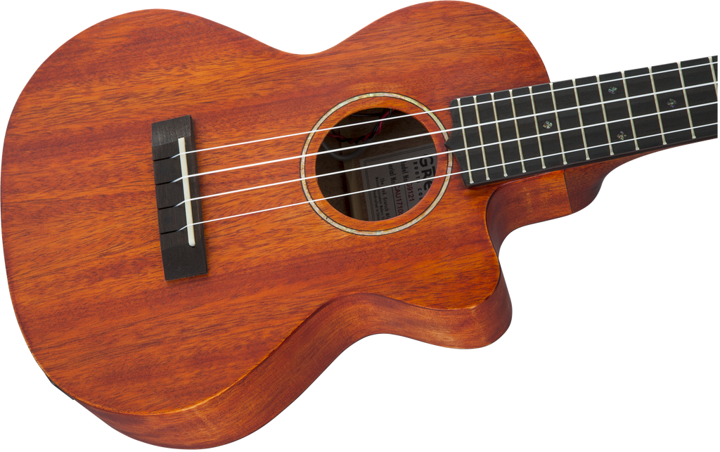 Gretsch - G9121 A.C.E. Tenor Ukulele with Gig Bag, Acoustic / Cutaway / Electric