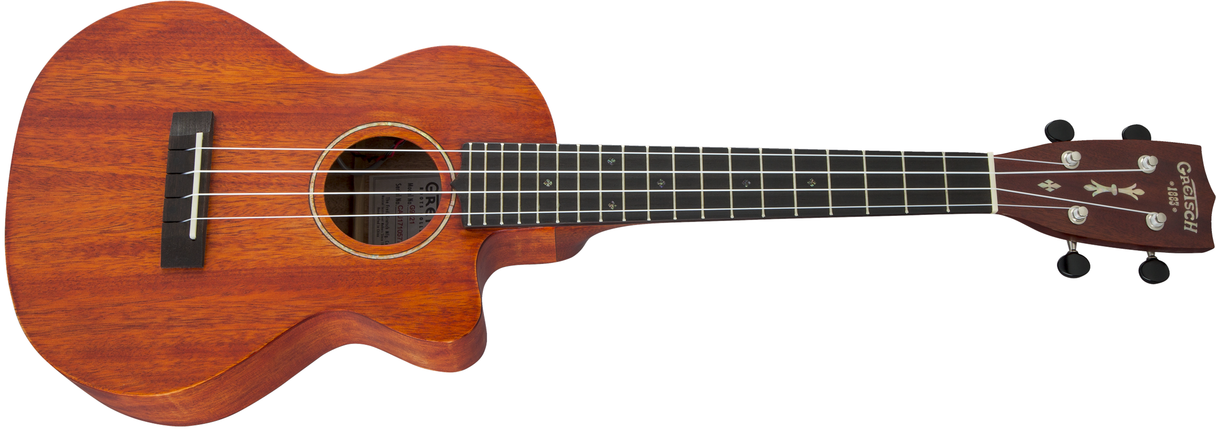 Gretsch - G9121 A.C.E. Tenor Ukulele with Gig Bag, Acoustic / Cutaway / Electric