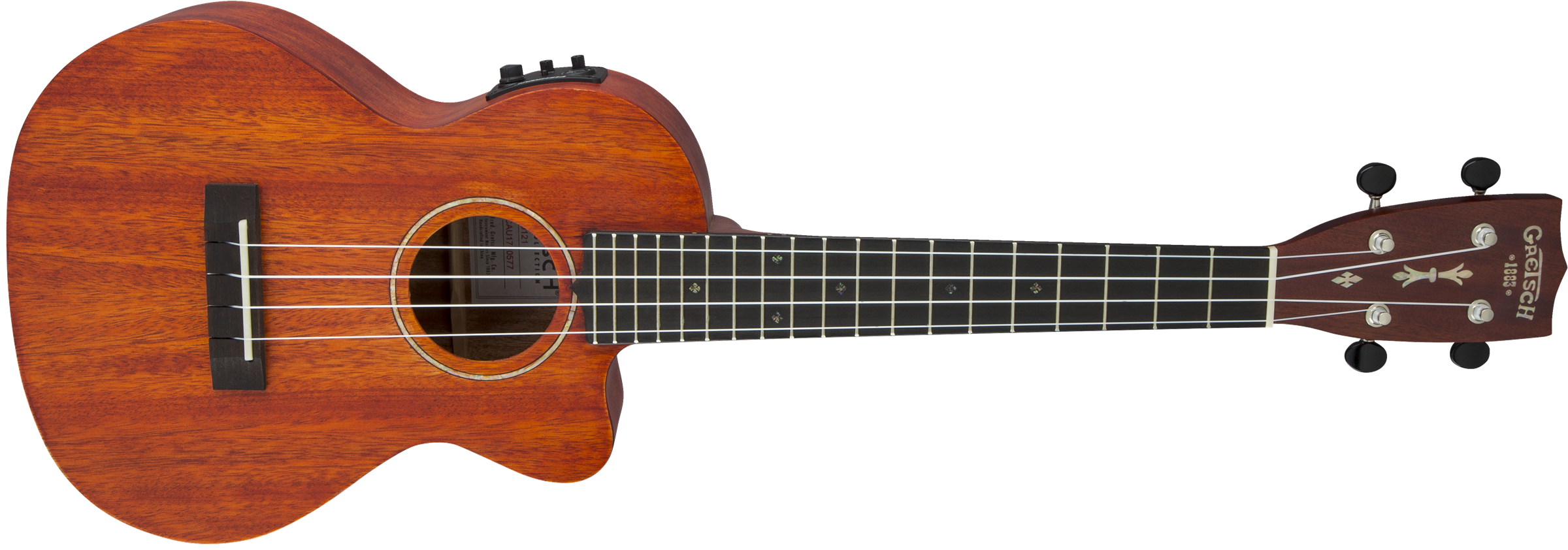 Gretsch - G9121 A.C.E. Tenor Ukulele with Gig Bag, Acoustic / Cutaway / Electric