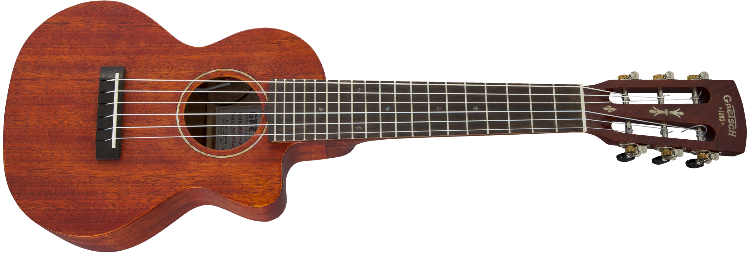 Gretsch - G9126 A.C.E. Guitar-Ukulele with Gig Bag, Acoustic / Cutaway / Electric