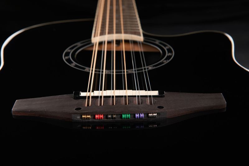 Ovation - Standard Balladeer 12-string Acoustic-electric Guitar, Black