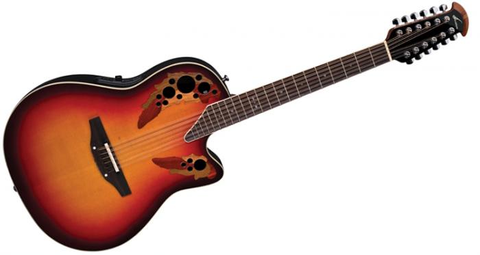 Ovation - Standard Elite 12-String Acoustic - New England Burst
