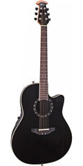 Ovation - Standard Balladeer Acoustic-Electric Guitar, Black