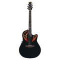 Ovation - Standard Elite Series Deep Contour Acoustic-Electric, Black