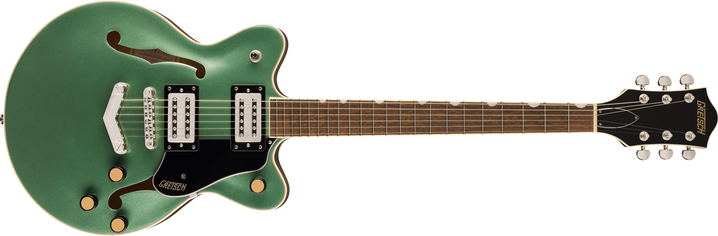 Gretsch - G2655 Streamliner™ Center Block Jr. Double-Cut with V-Stoptail