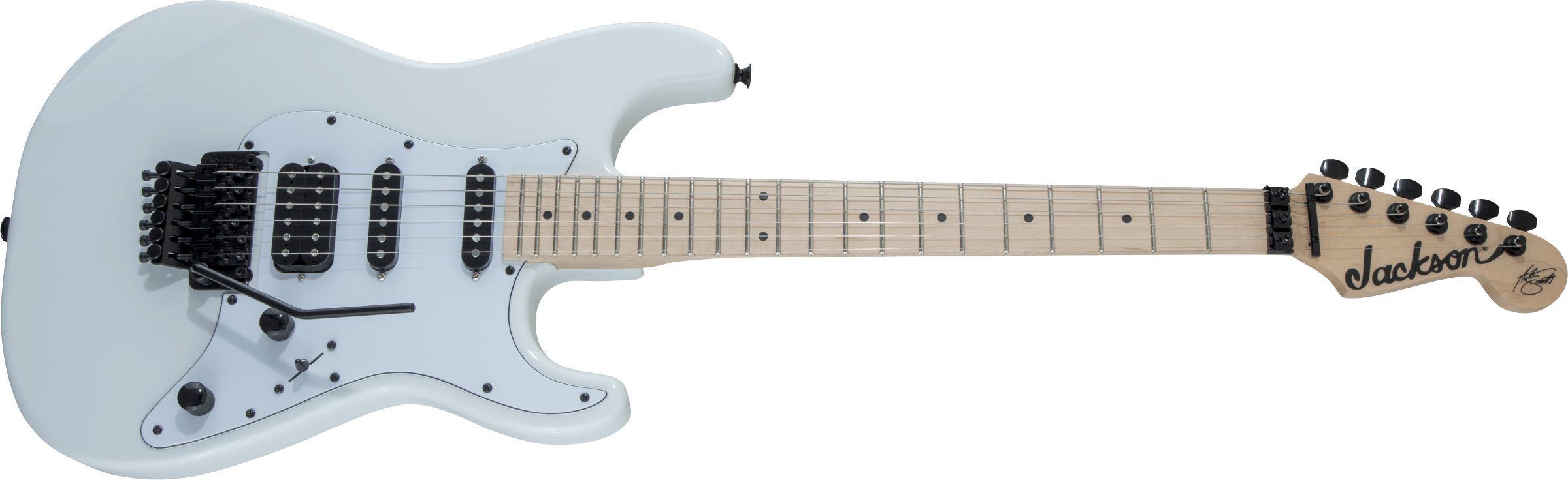 Jackson - X Series Signature Adrian Smith SDXM, Maple Fingerboard, Snow White with White Pickguard