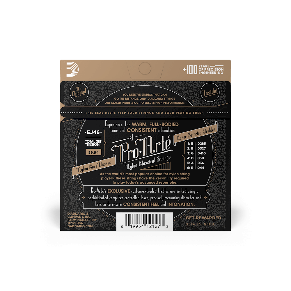 D'Addario - Pro-Arte Classical Guitar Strings, Hard Tension - EJ46