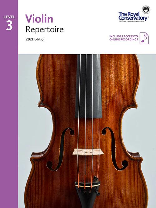 RCM - Violin Repertoire 3, 2021 Edition