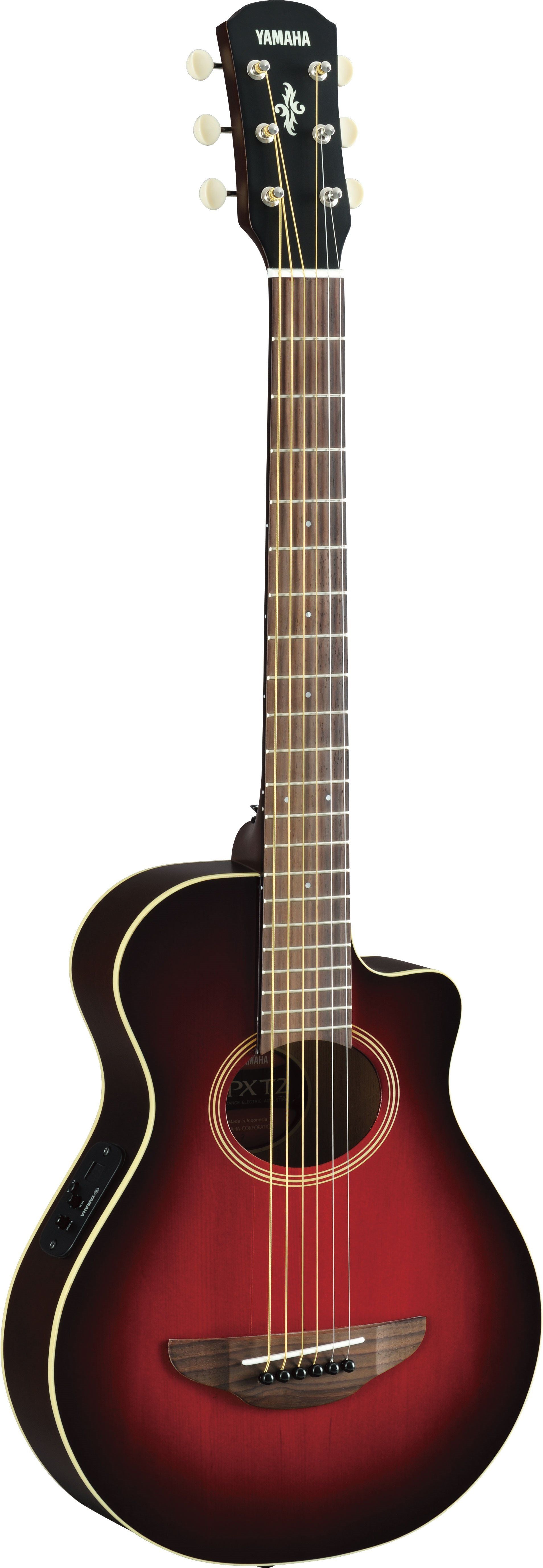 Yamaha APXT2 Electric Acoustic Guitar Dark Red Burst