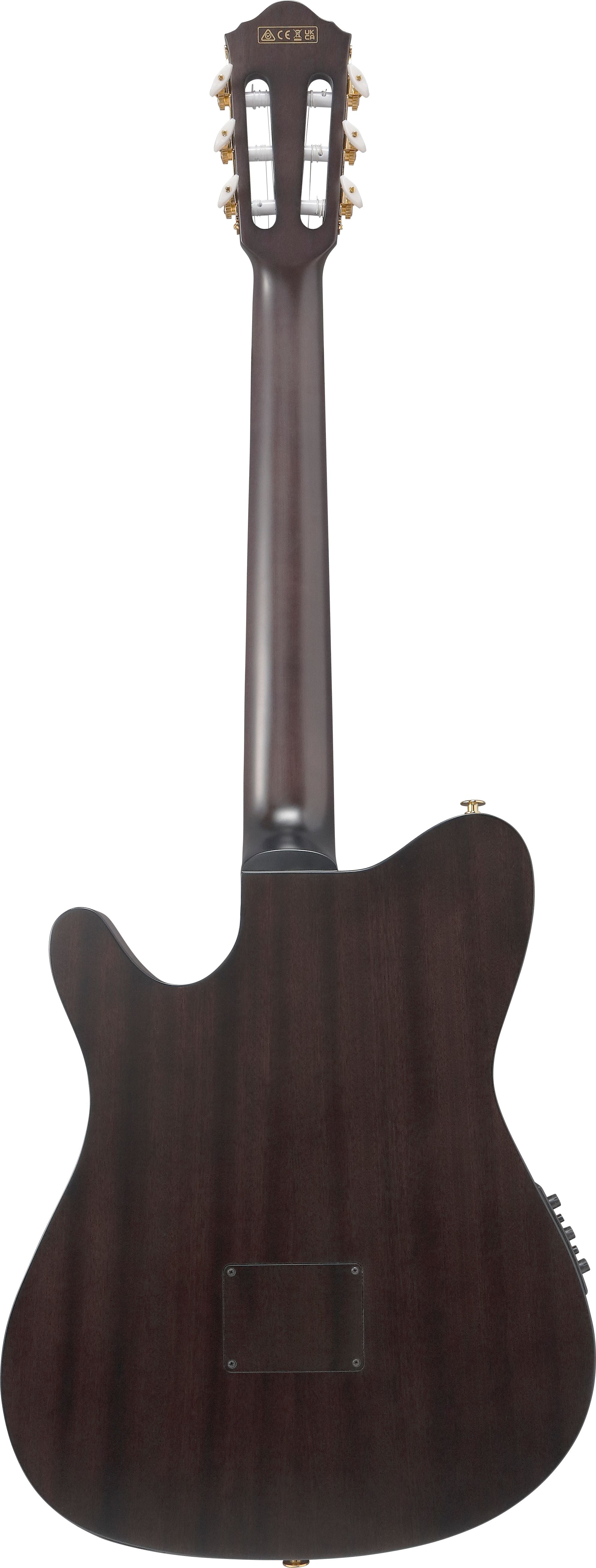 Ibanez Guitars - FRH20QMN - Thinline Nylon-string Acoustic-electric - Cosmic Blue Sunburst Low Gloss