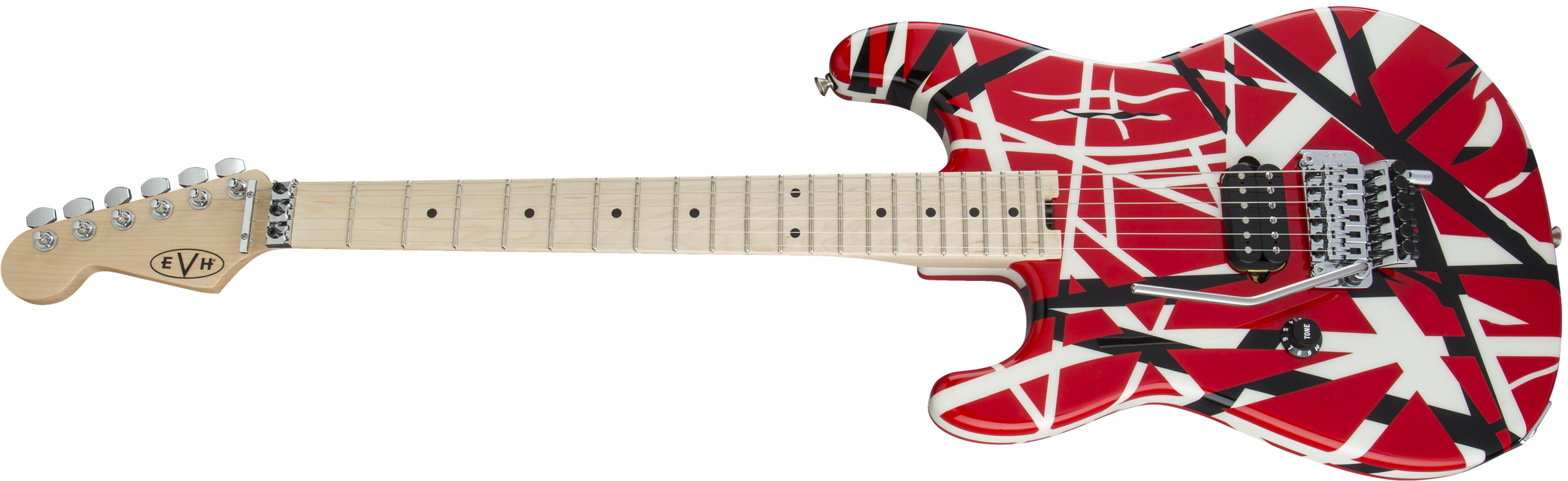 EVH - Striped Series LH, R/B/W