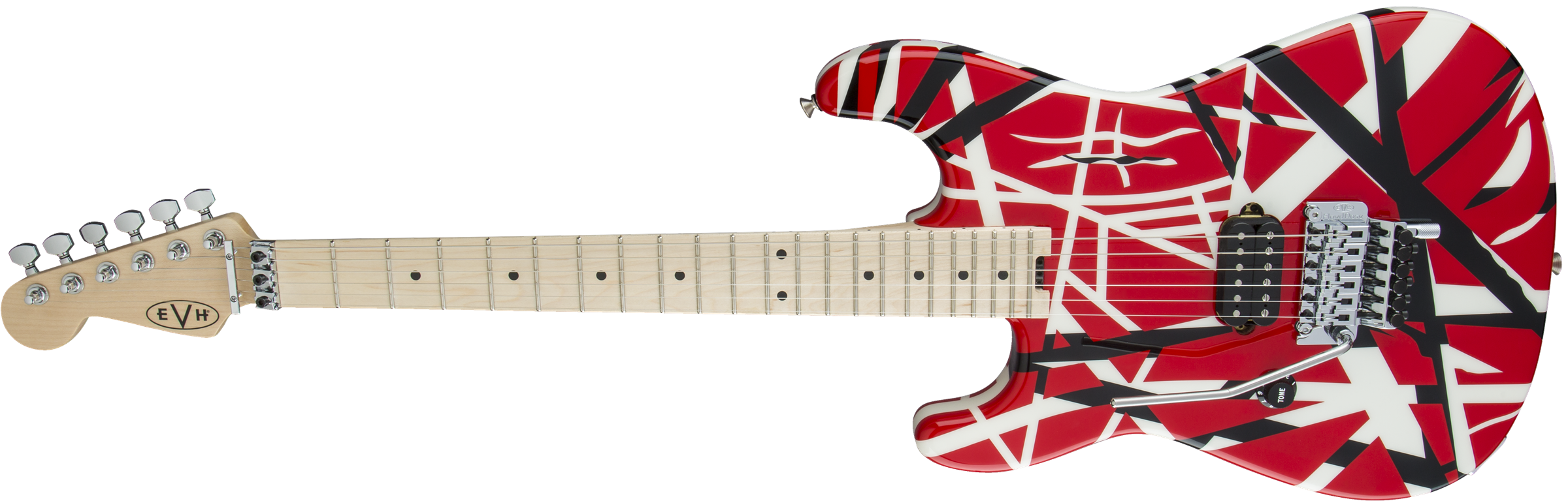EVH - Striped Series LH, R/B/W