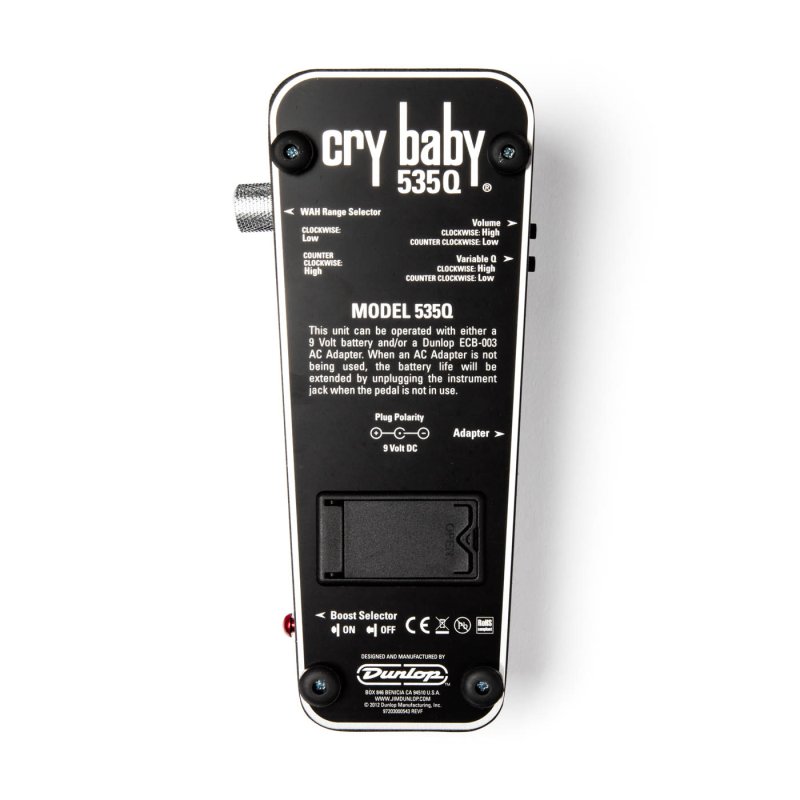 Dunlop - Cry Baby Multi-wah Pedal - Black