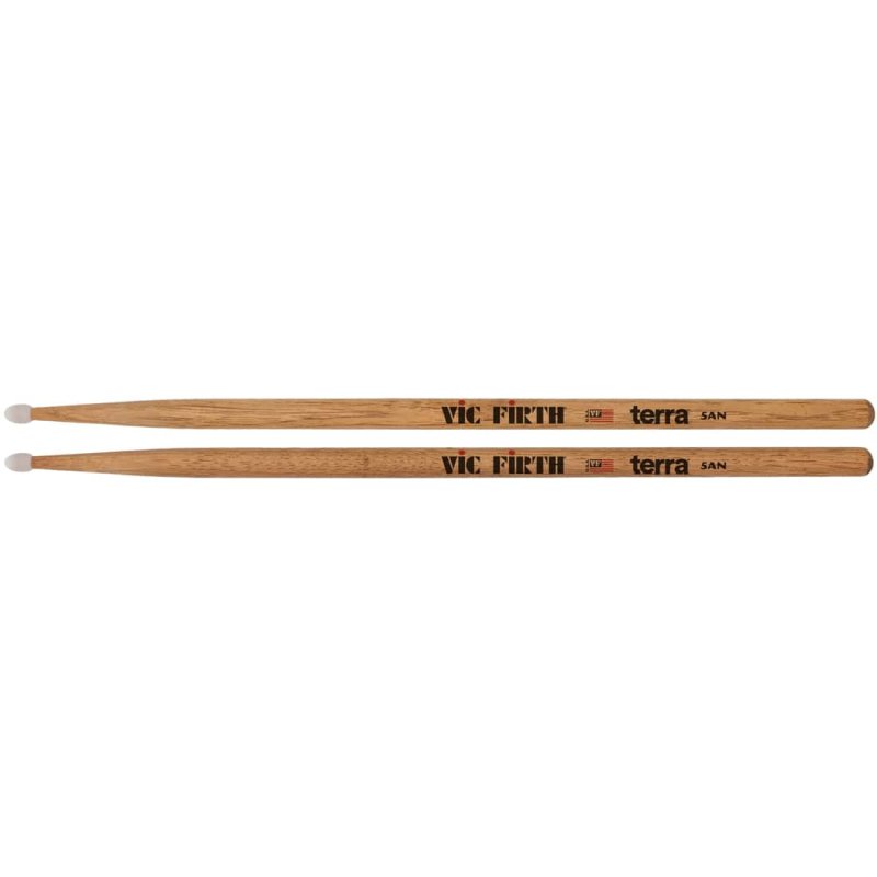 Vic Firth - American Classic 5ATN Terra Series Drumsticks, Nylon Tip