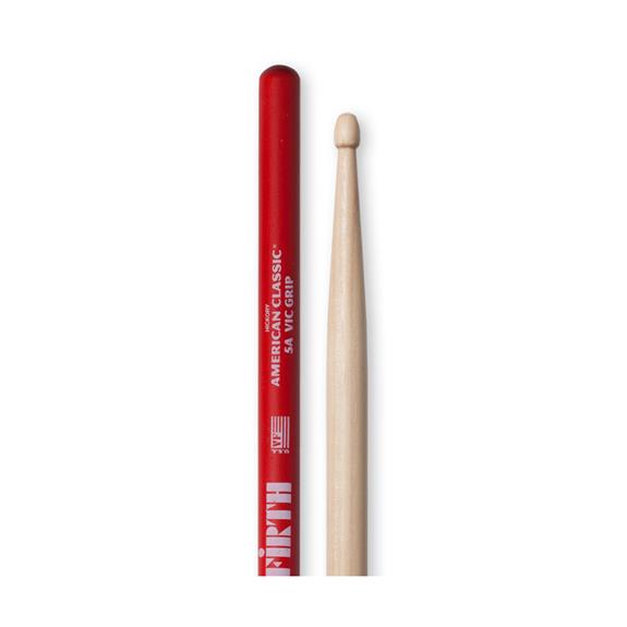 Vic Firth - American Classic 5A Wood Tip Drumsticks w/ Vic Grip