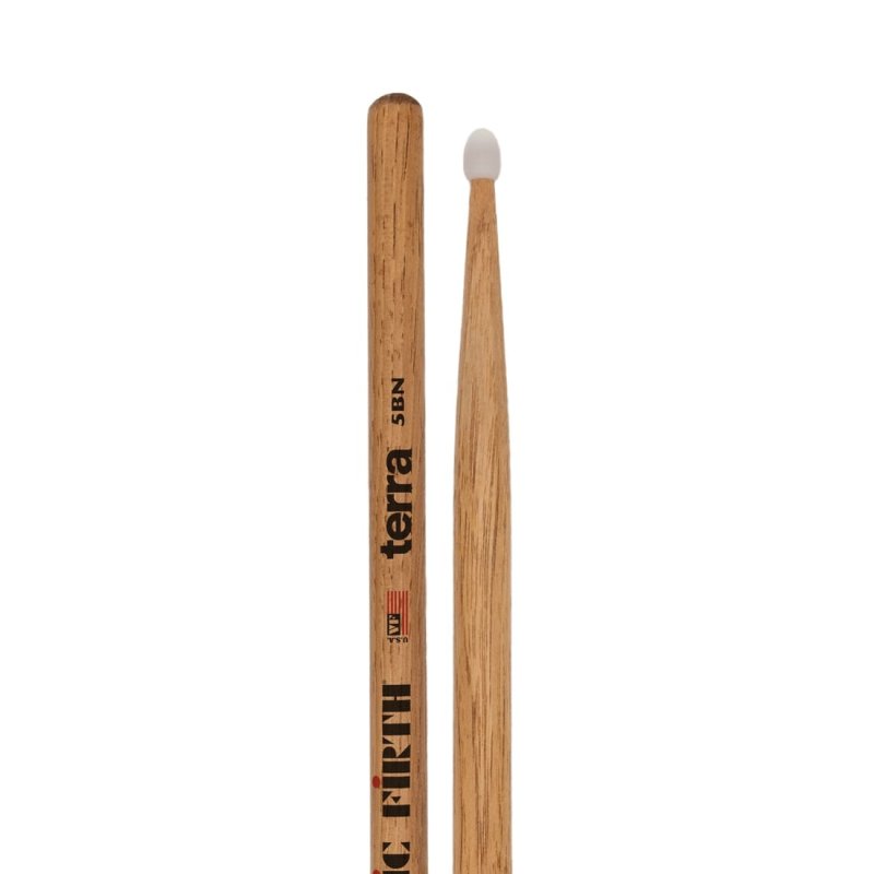 Vic Firth - American Classic 5BTN Terra Series Drumsticks, Nylon Tip