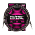 Ernie Ball - Braided Instrument Cable Straight/Straight 10ft - Purple Python