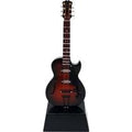 MINI 6" RED ELECTRIC GUITAR ON STAND