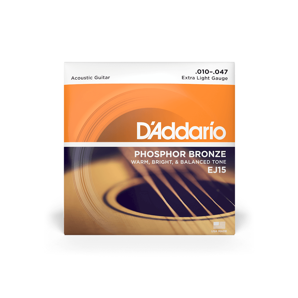 D'Addario - Phosphor Bronze Acoustic Guitar String Set - EJ15