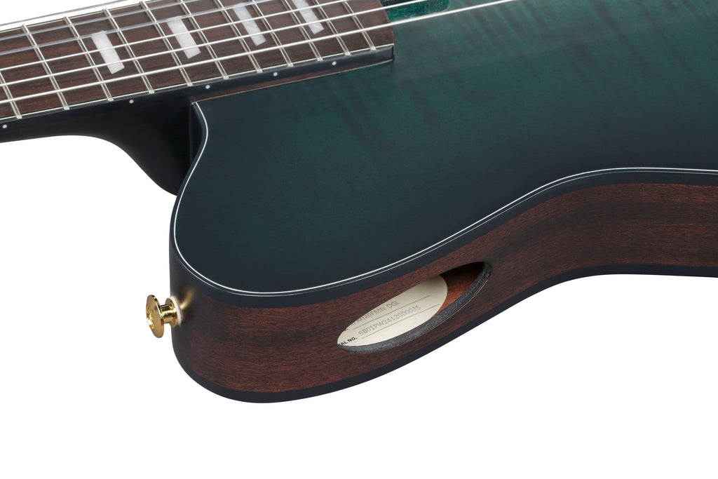 Ibanez Guitars - FRH20FMN - Thinline Nylon-string Acoustic-electric - Dark Emerald Burst Low Gloss