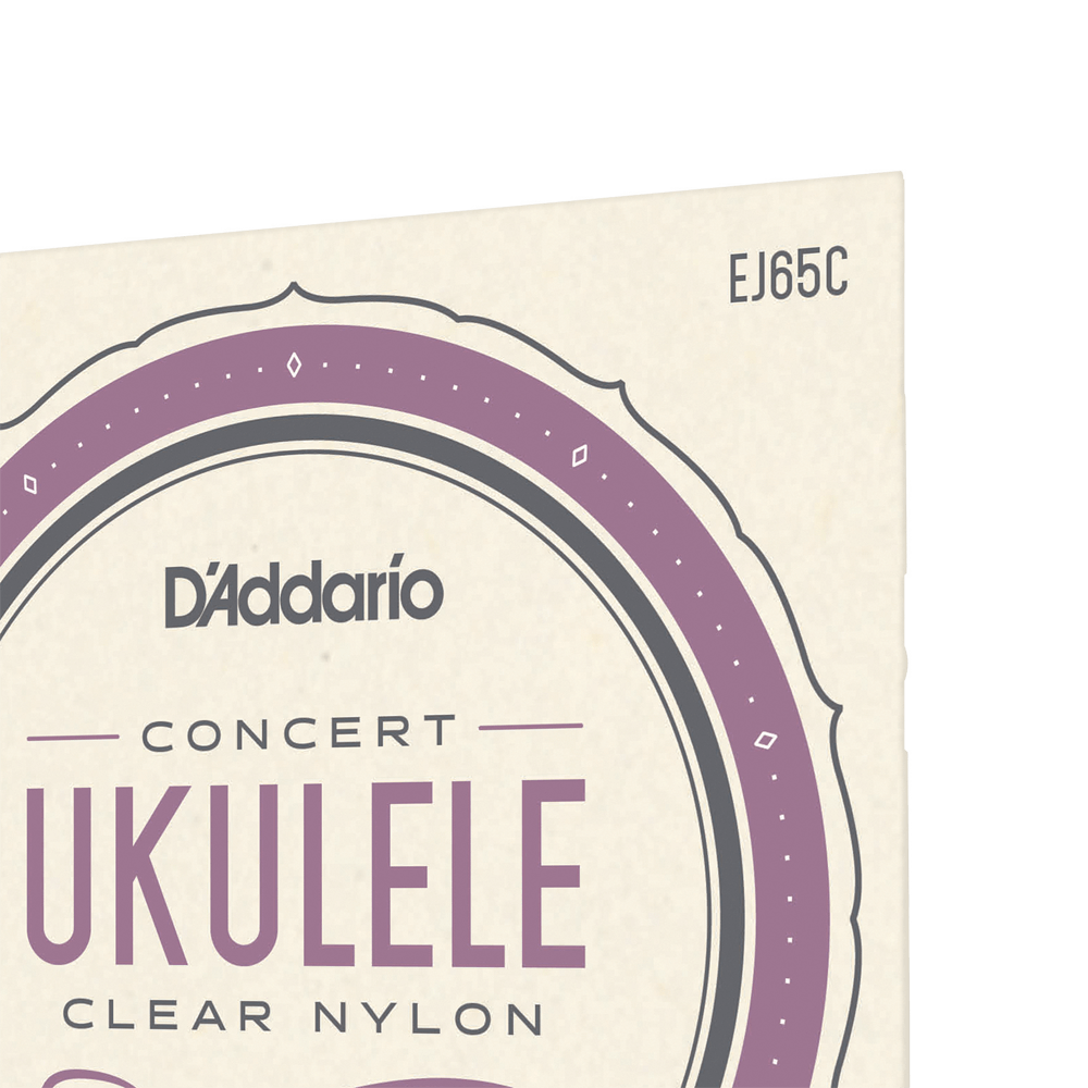 D'Addario - Pro-Arté - Ukulele String Set Clear Nylon - Concert - EJ65C