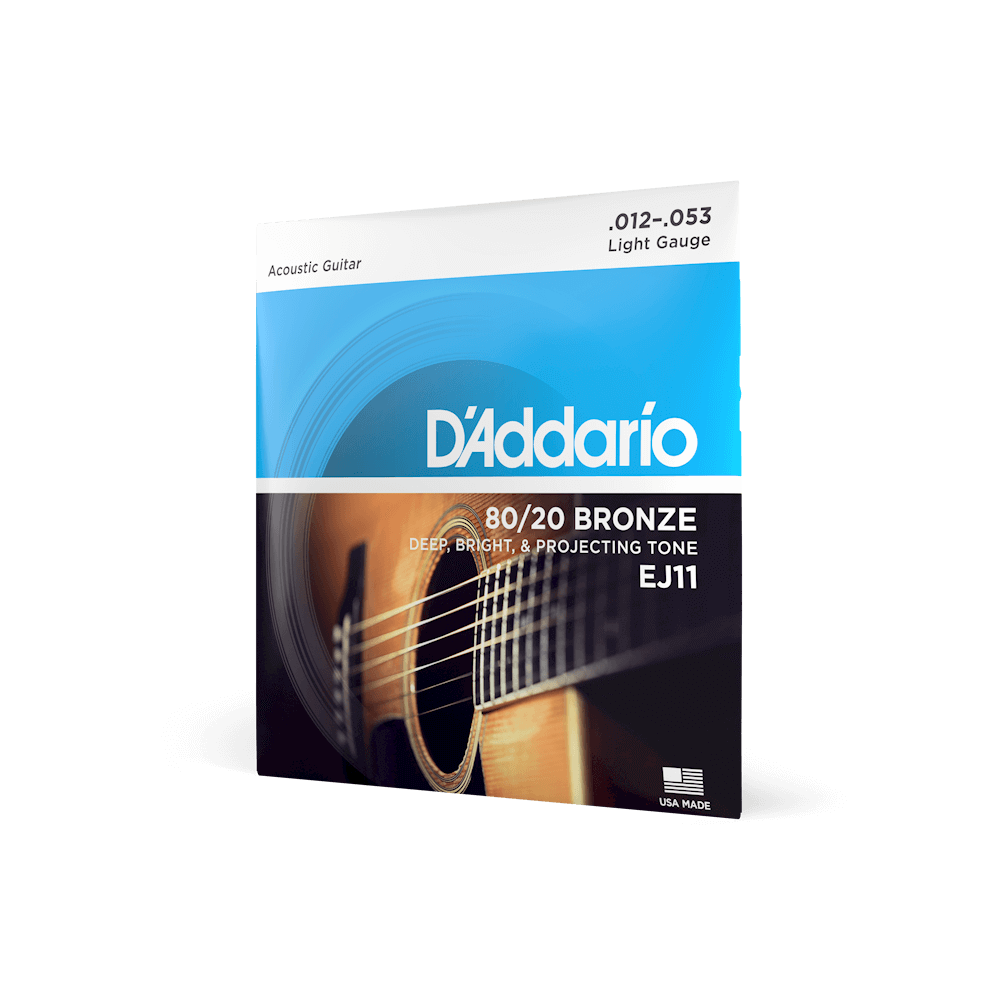 D'Addario - 80/20 Regular Light Acoustic Guitar Strings - EJ11