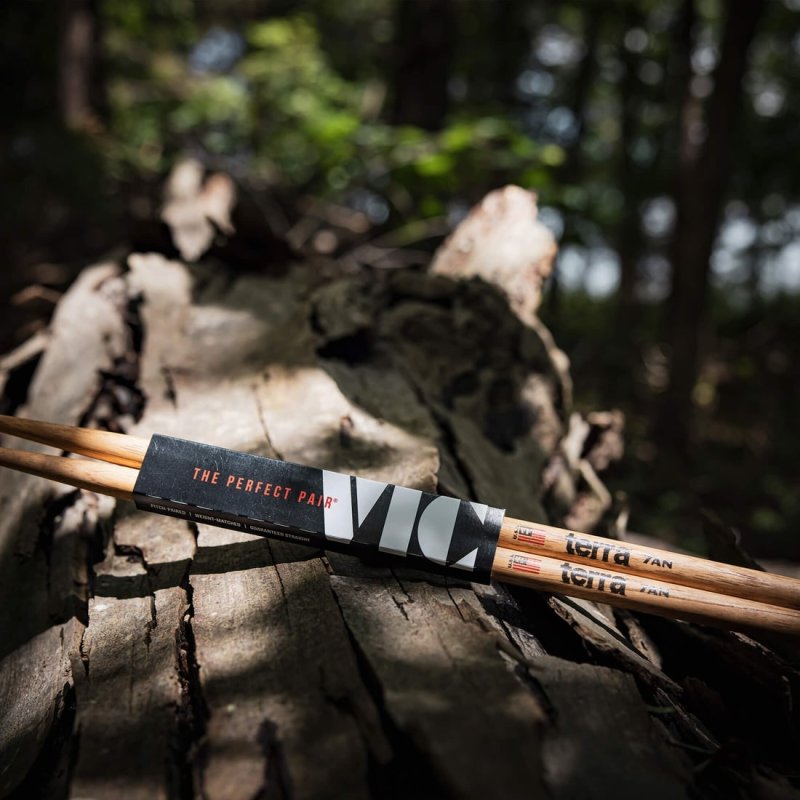 Vic Firth - American Classic 7ATN Terra Series Drumsticks, Nylon Tip