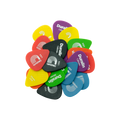 D'Addario -  Duralin Guitar Pick Assorted Gauge Pack, 21 Pack - 1DAPX-21
