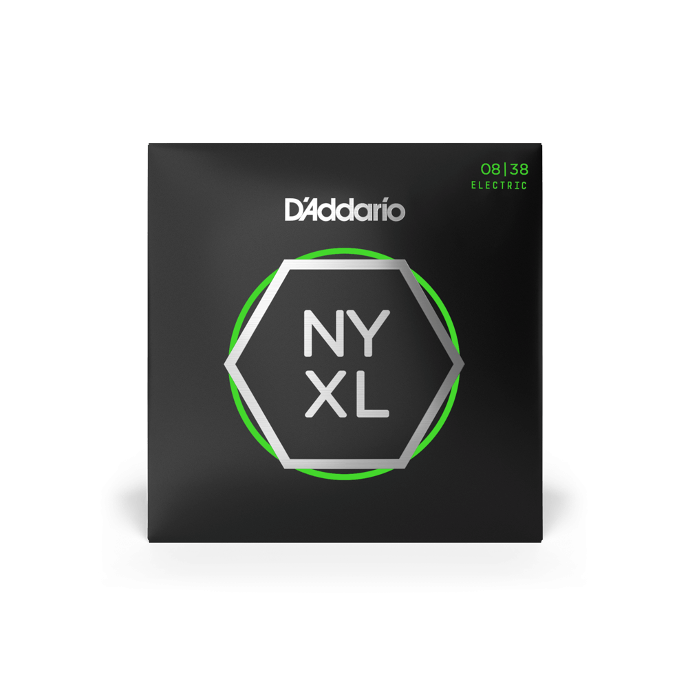 D'Addario - Nickel Wound NYXL Electric Guitar Strings - Extra Super Light - NYXL0838