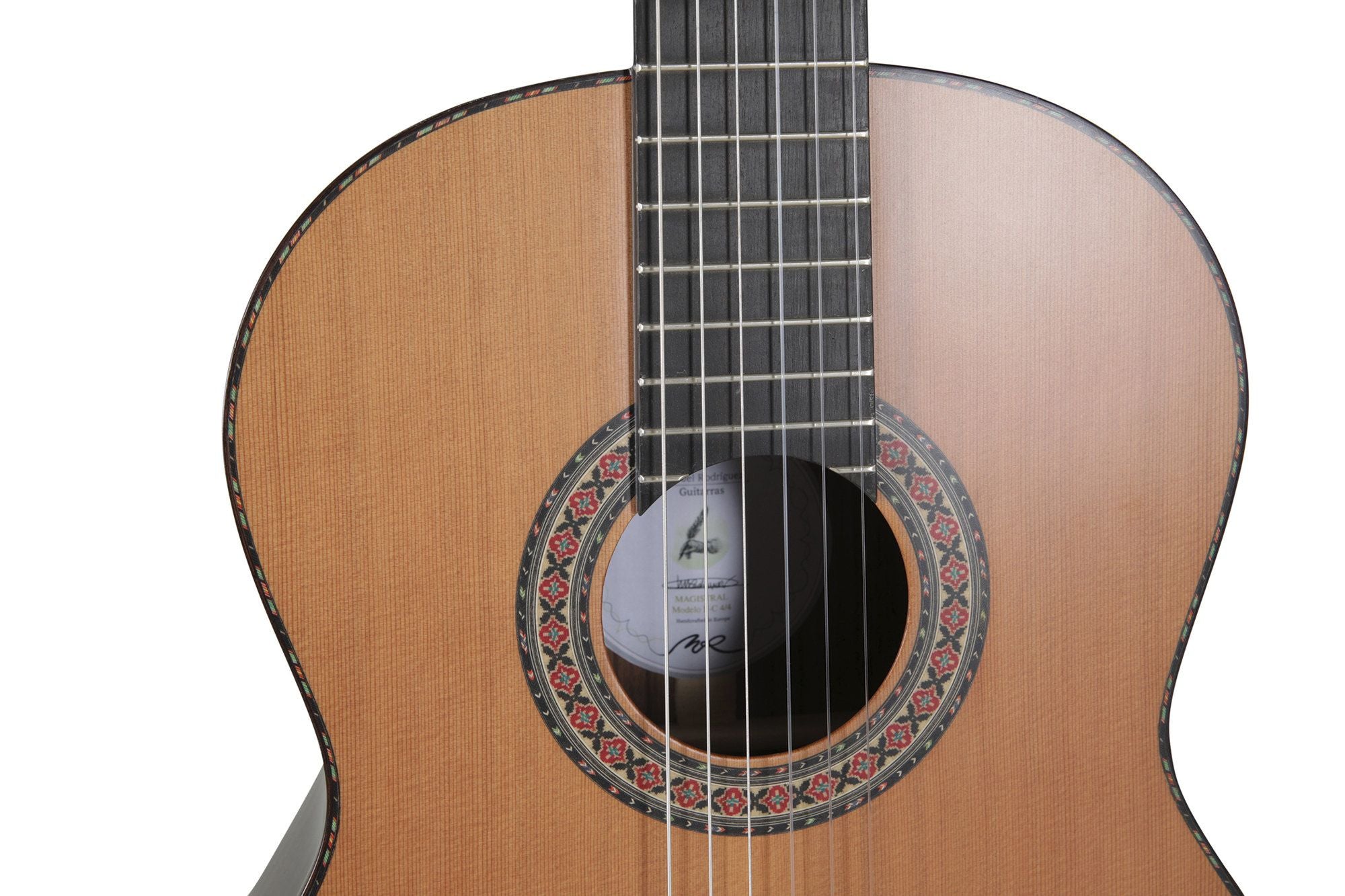 Manuel Rodriguez Guitars - Cedar + Indian Rosewood Classical Guitar, Natural