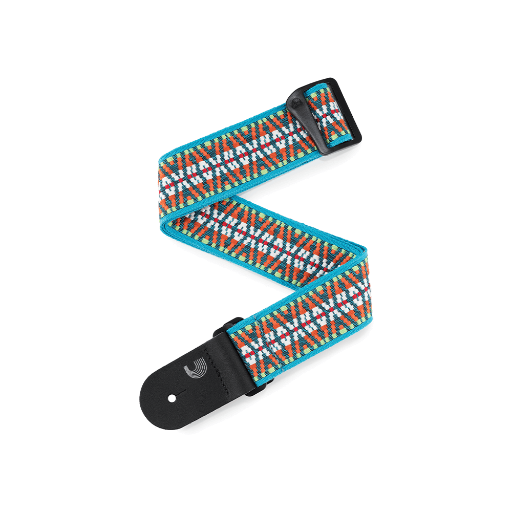 D'Addario - Guitar Strap - Nylon Woven Guitar Strap - Sunset Hootenanny - 50G09