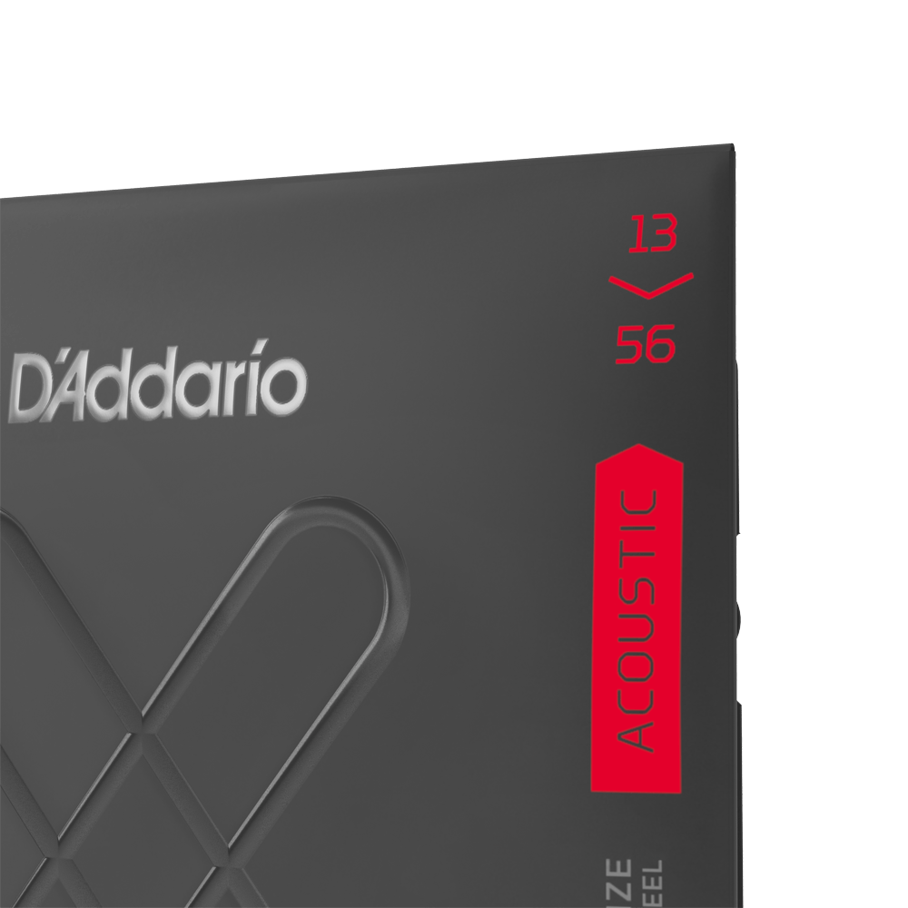 D'Addario - XT 80/20 Bronze Acoustic Guitar Strings, Medium, 13-56 - XTABR1356