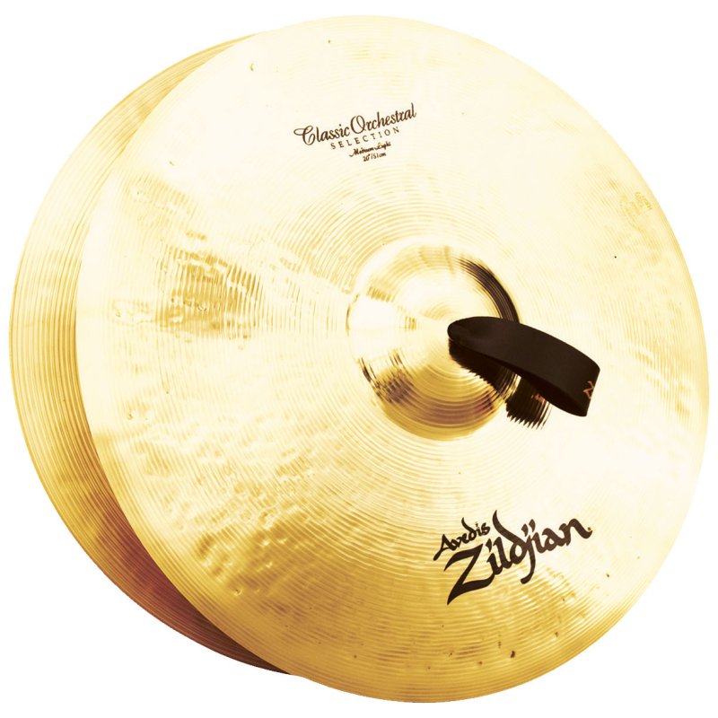 Zildjian - A0767
 A0767 20" Classic Orchestral Selection Medium Light Cymbals - Pair