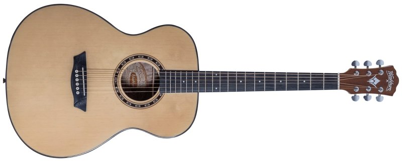 Washburn - Apprentice 5 Dreadnought Acoustic Guitar With Hard Case, Natural