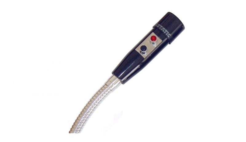 CAD - Omnidirectional Dynamic Microphone, 2 DPDT Push-to-Talk Switch,  19” Gooseneck, 2 3/4” Flange and 6’