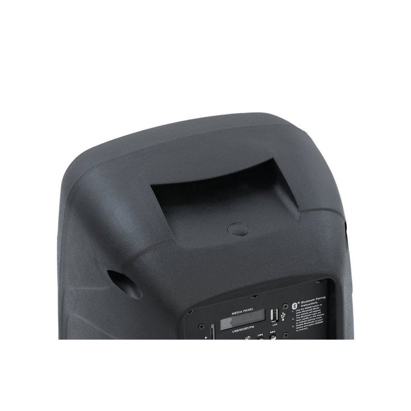 Gemini - 8" Portable Bluetooth Powered Loudspeaker