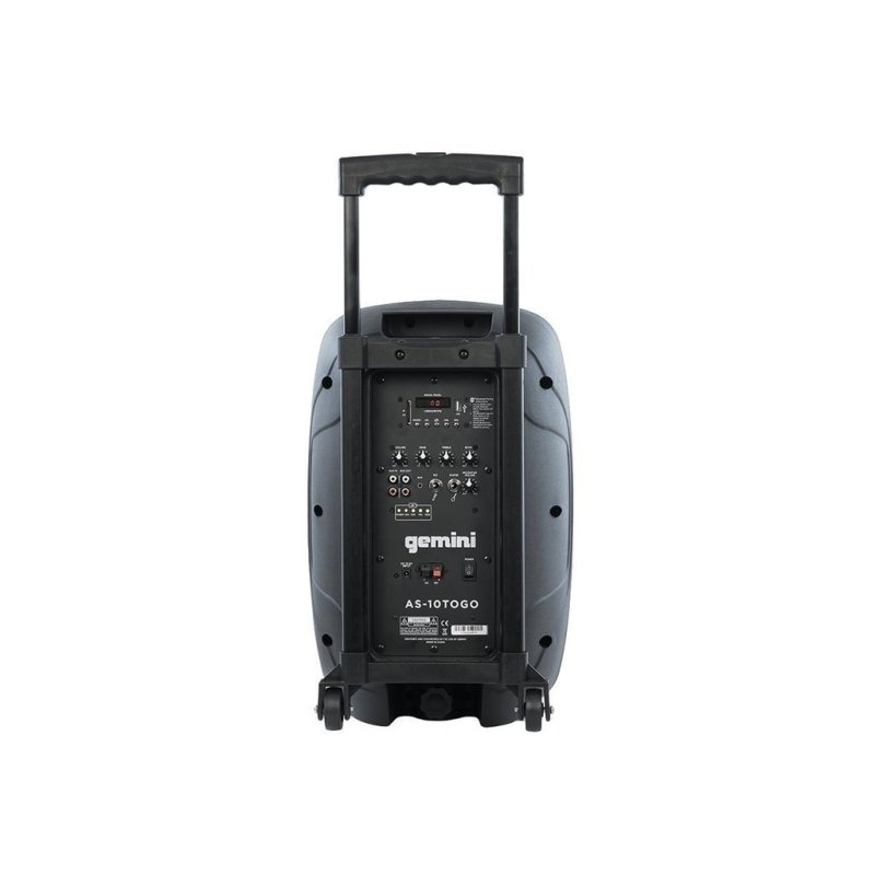 Gemini - 10" Portable Bluetooth Powered Loudspeaker