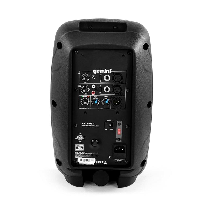 Gemini - 500 Watt Active 8” Loudspeaker
