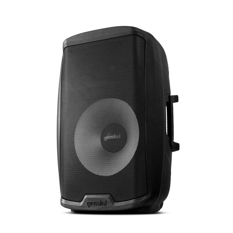 Gemini - 2000 Watt 15” Active Multi-led Bluetooth Loudspeaker With Stand