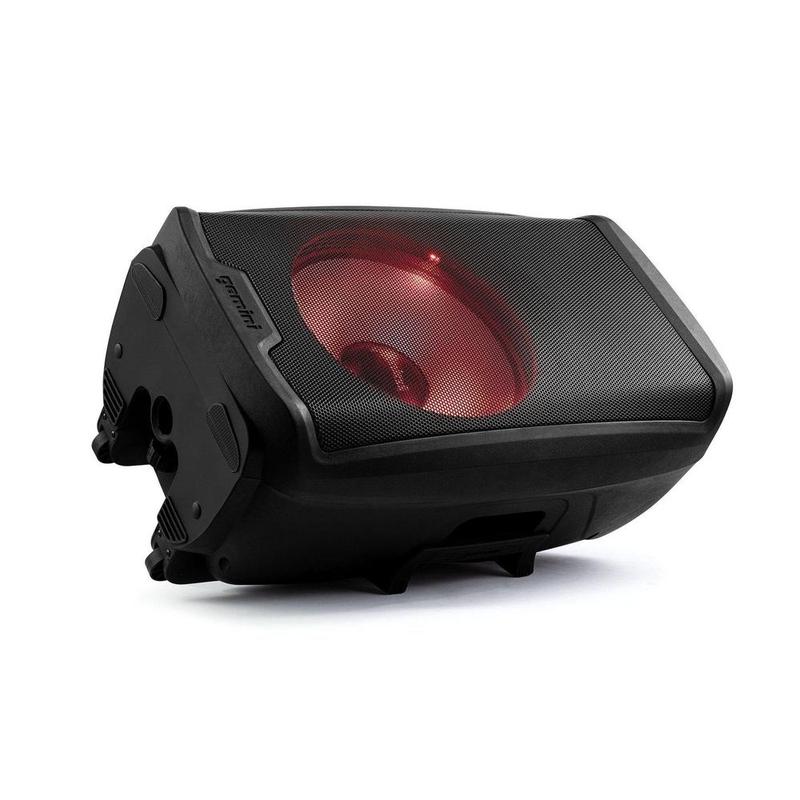 Gemini - 2000 Watt 15” Active Multi-led Bluetooth Loudspeaker With Stand