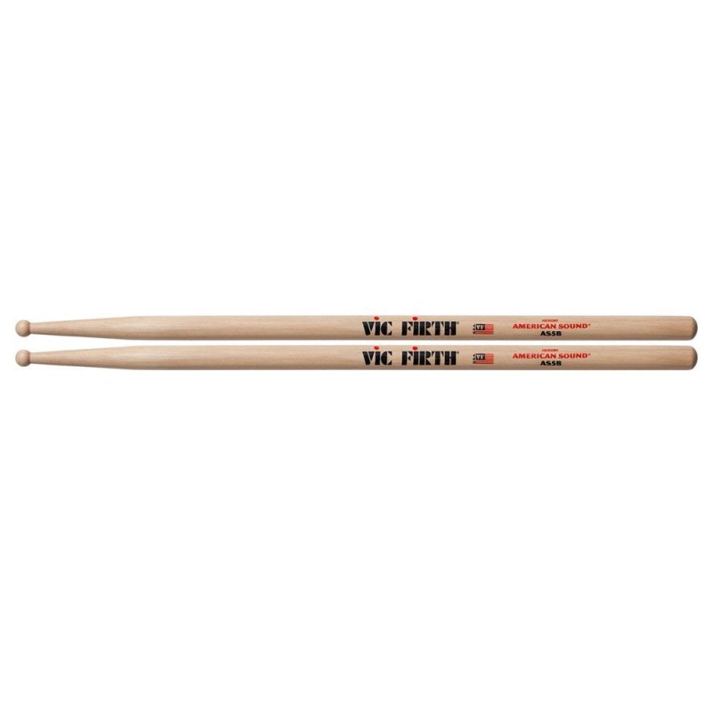 Vic Firth - American Sound 5B Drumsticks, Round Tip