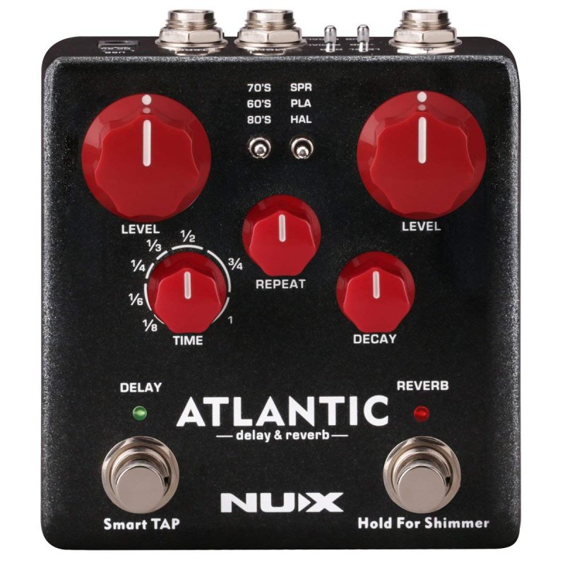 NUX - Multi Delay and Reverb Effect Pedal with Inside Routing and Secondary Reverb Effects