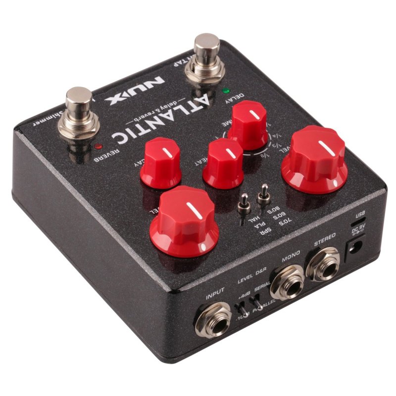 NUX - Multi Delay and Reverb Effect Pedal with Inside Routing and Secondary Reverb Effects