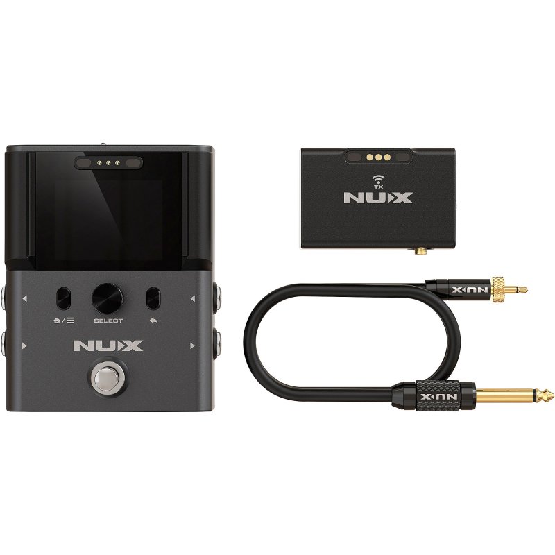 NUX - Professional 2.4GHz Wireless System for Guitar, Bass, and more , Black