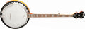 Washburn - Americana Series 5-String Resonator Banjo with Floral-style Fingerboard Inlay