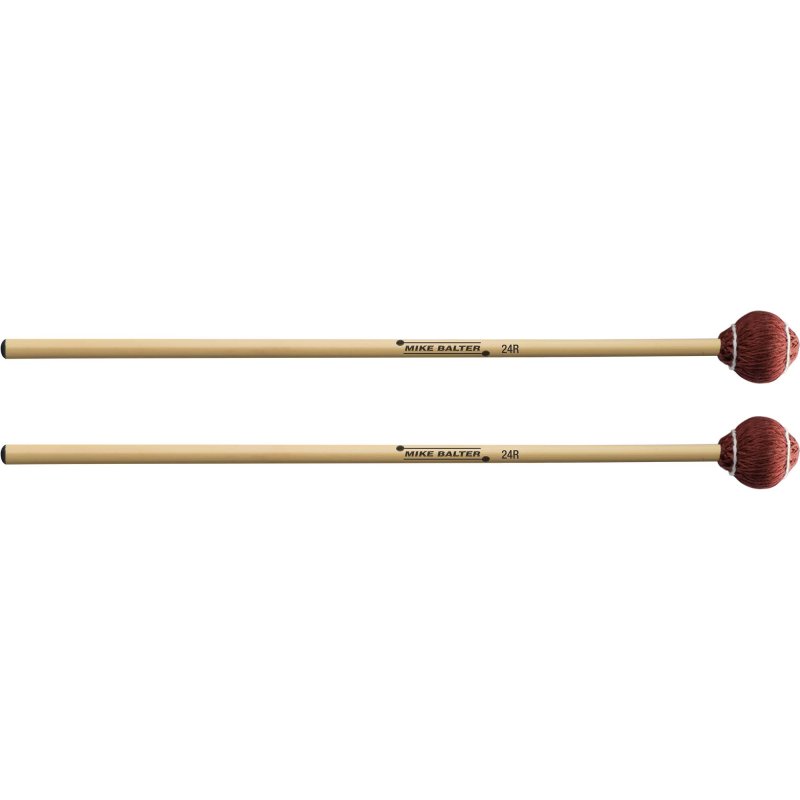 Vic Firth - Pro Vibe Series Soft Red Vibraphone Mallets W/ Rattan Handles