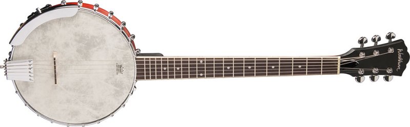 Washburn - Americana Series, 6-String, Remo Top, Open Back Banjo