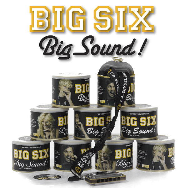 Big Six Blues Harmonica Display Set